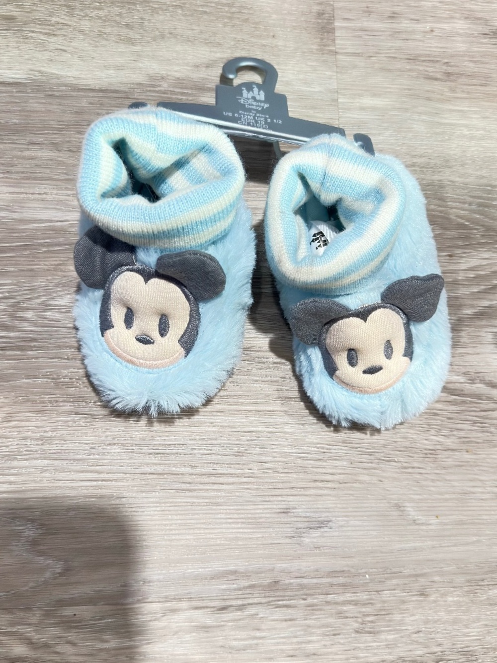 New Mickey Baby Booties 6-12 months